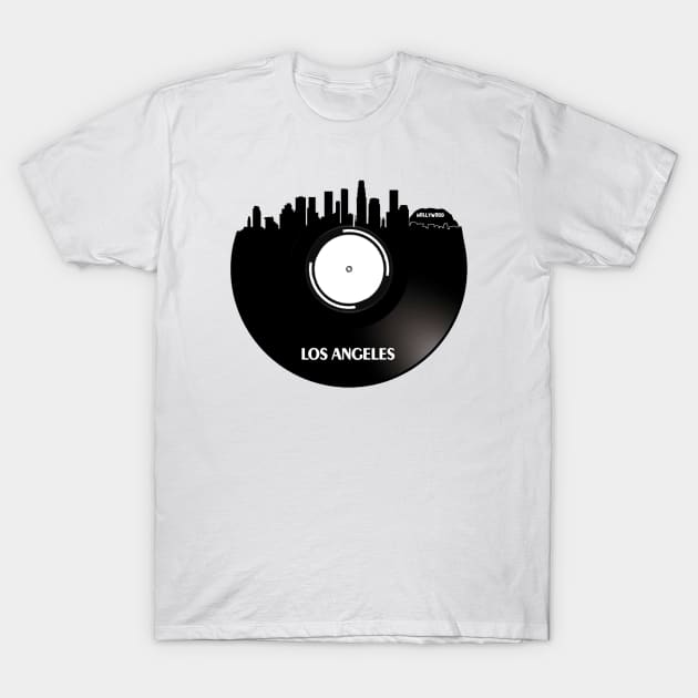 Los Angeles Vinyl T-Shirt by Ferrazi